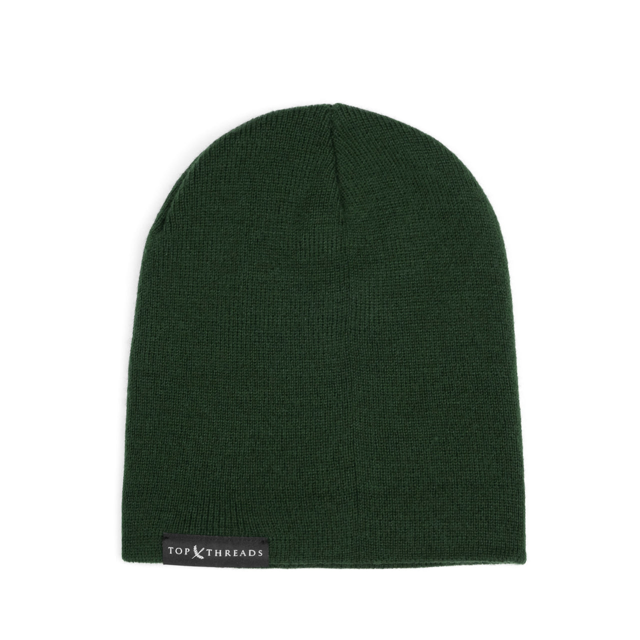Never Lose Skullcap Fold Beanie- Forest Green