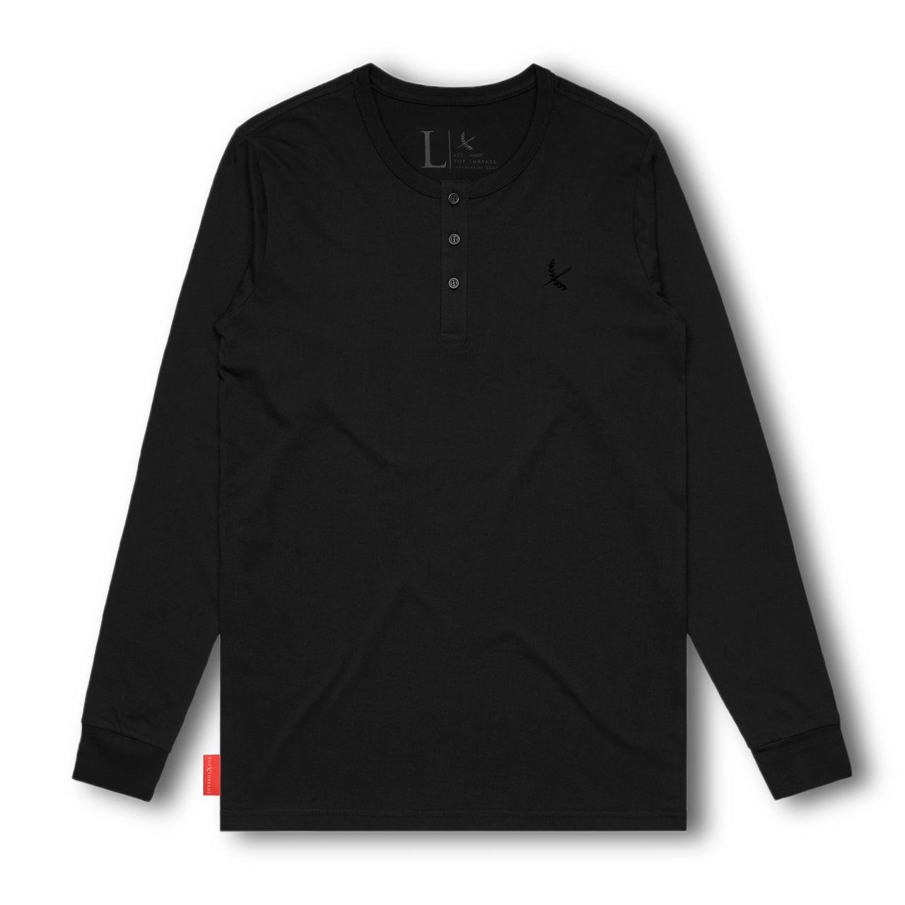 Imperial Henley L/S - Black