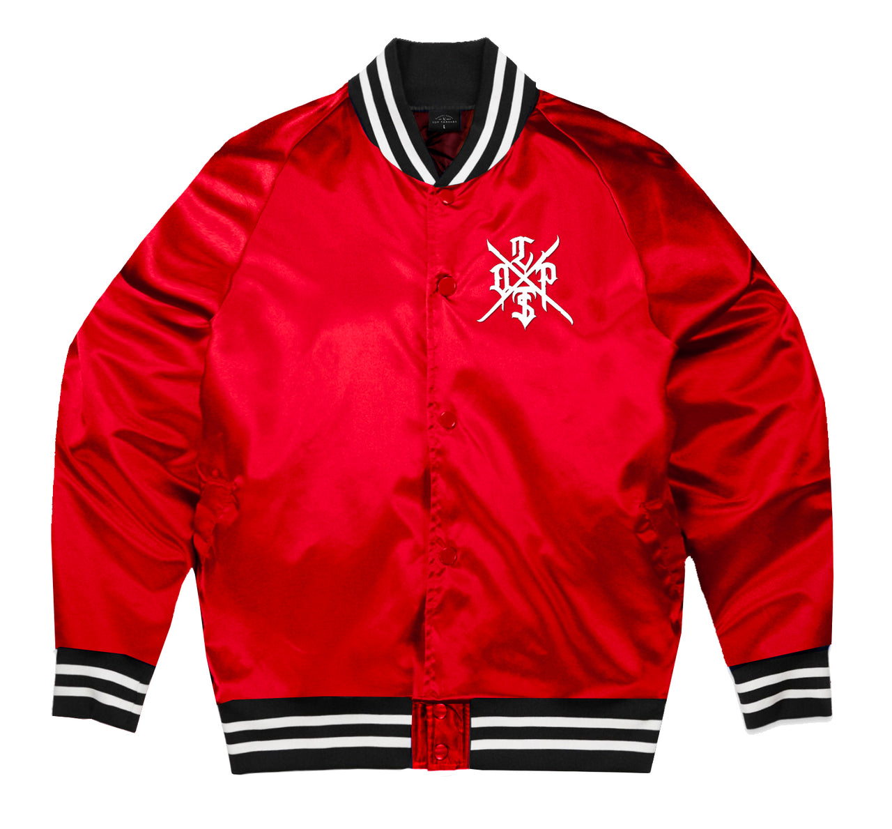 Hieroglyphic Bomber Jacket - Red