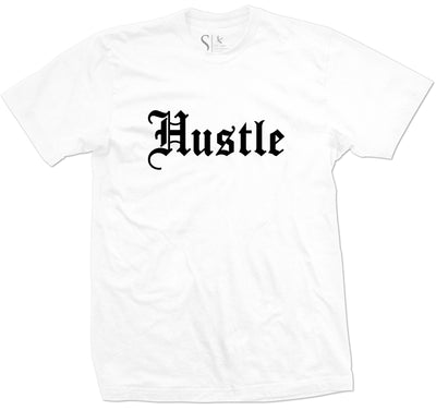 Hustle Tee White / Black
