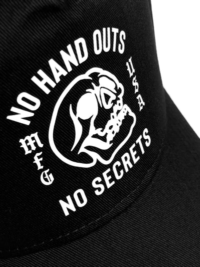 No Handouts Cap - Black