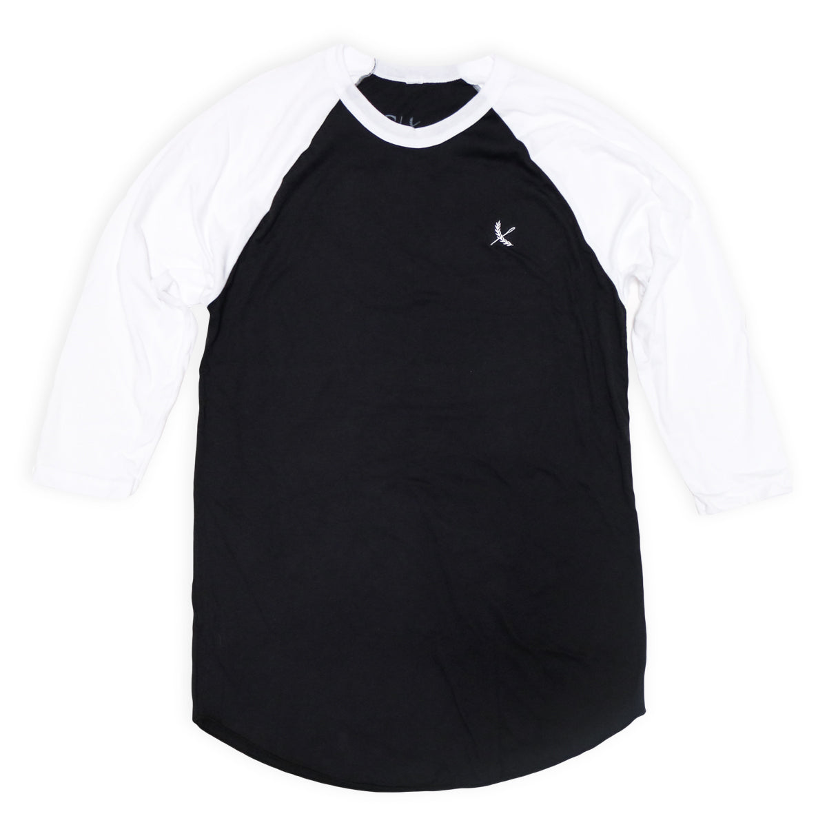Imperial Raglan Tee - Black / White