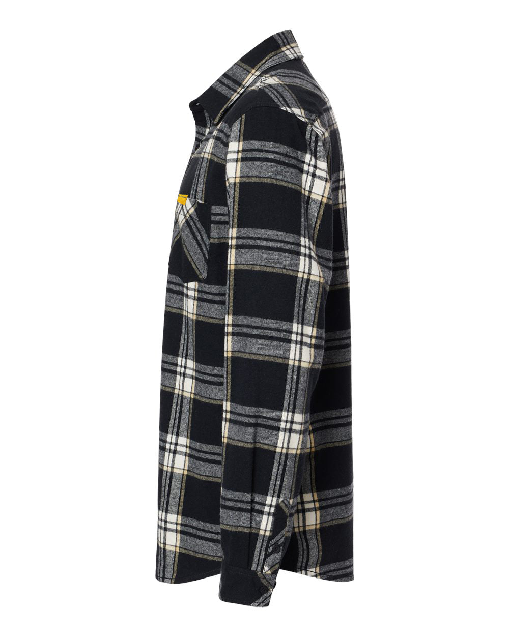 Imperial Pocket Flannel - Black Ecru