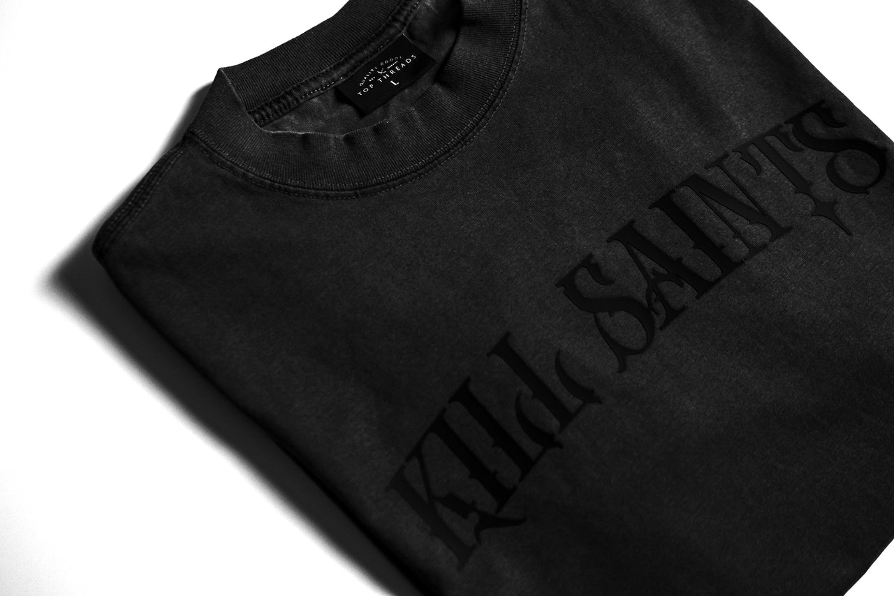 Kill Saints Gothic Tee - Black