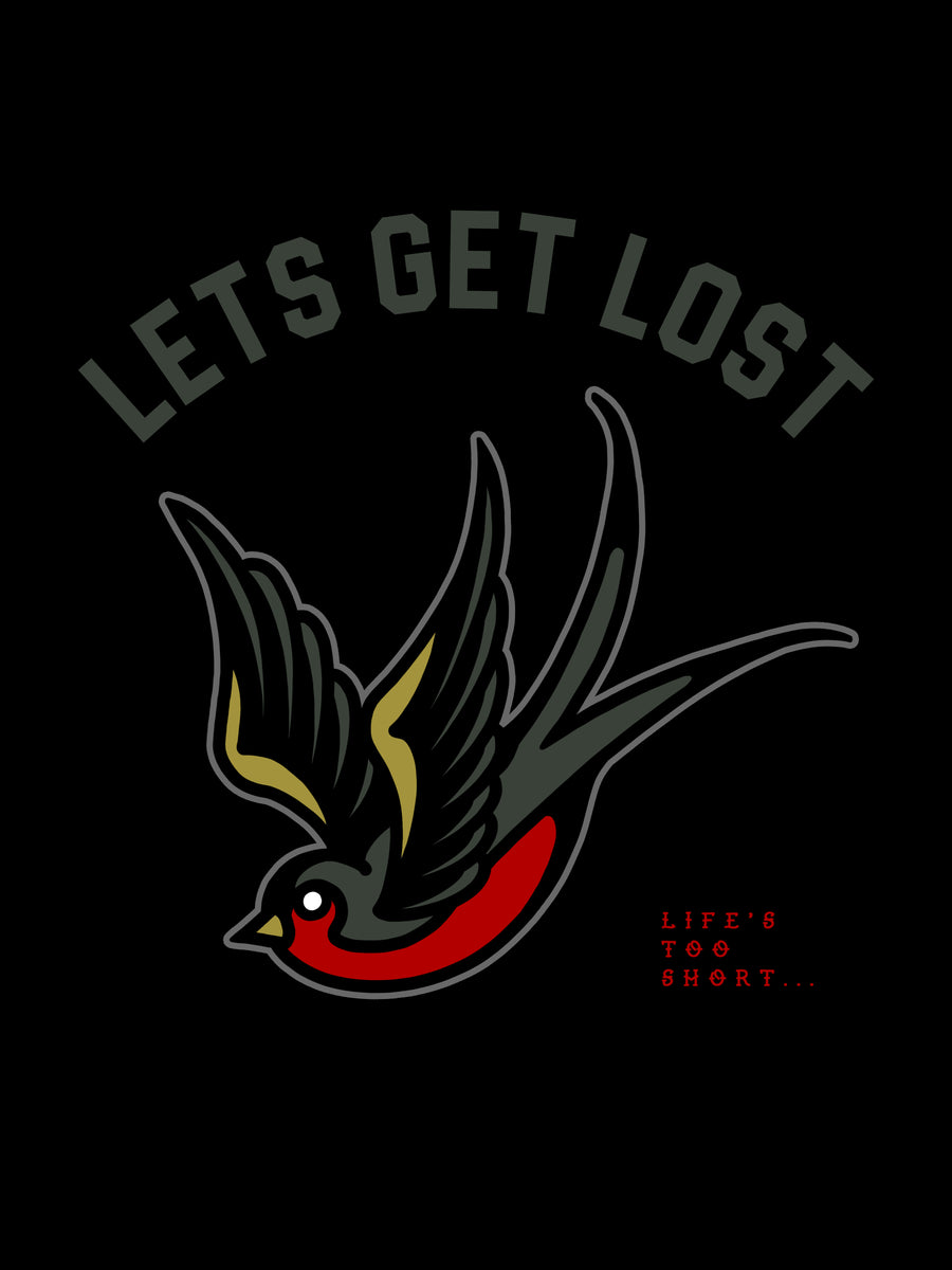 Lets Get Lost Poster - Black
