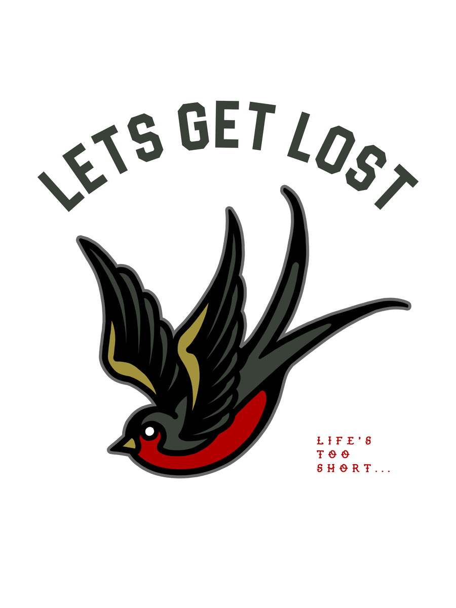 Lets Get Lost Poster - White