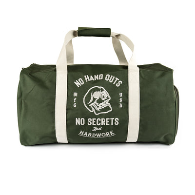 NO HAND OUTS DUFFEL BAG - OLIVE