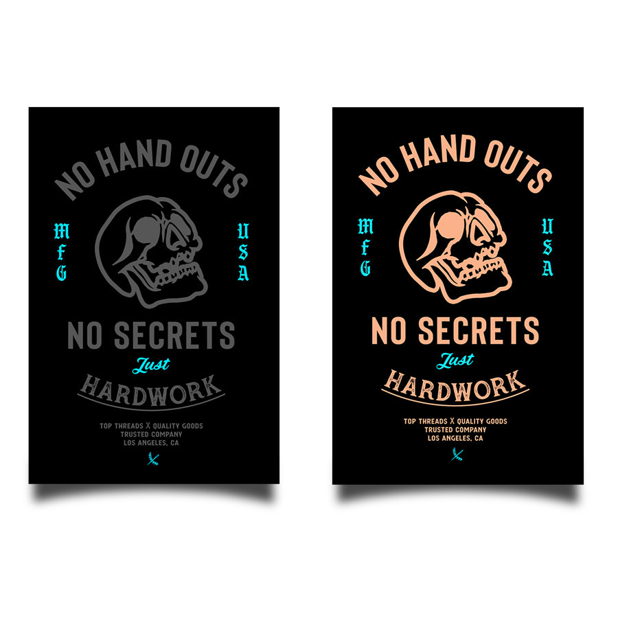No Hand Outs Sticker Bundle