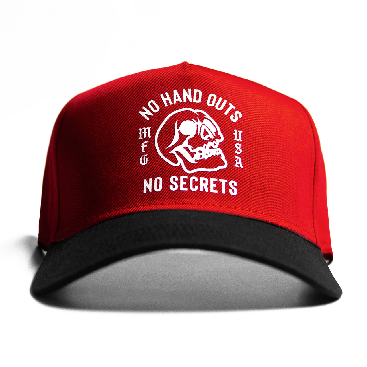 No Handouts Cap - Red / Black
