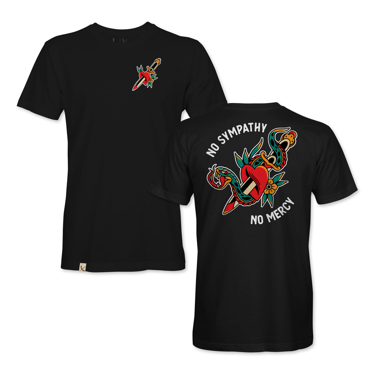 No Mercy Tee - Black / Red