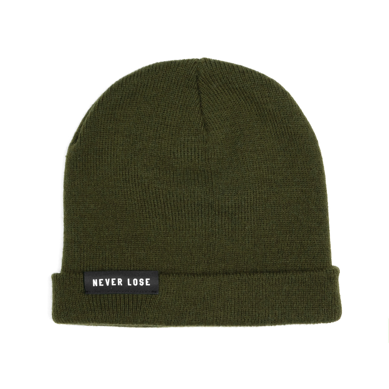 Never Lose Skullcap Fold Beanie - Army