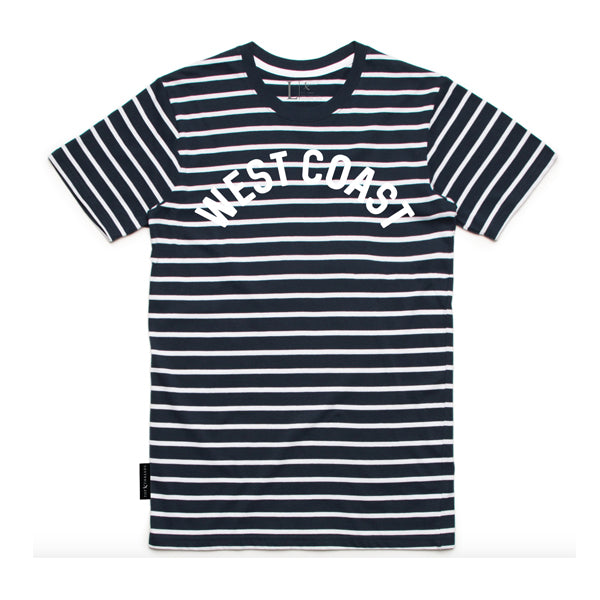West Coast Tee - Navy / White