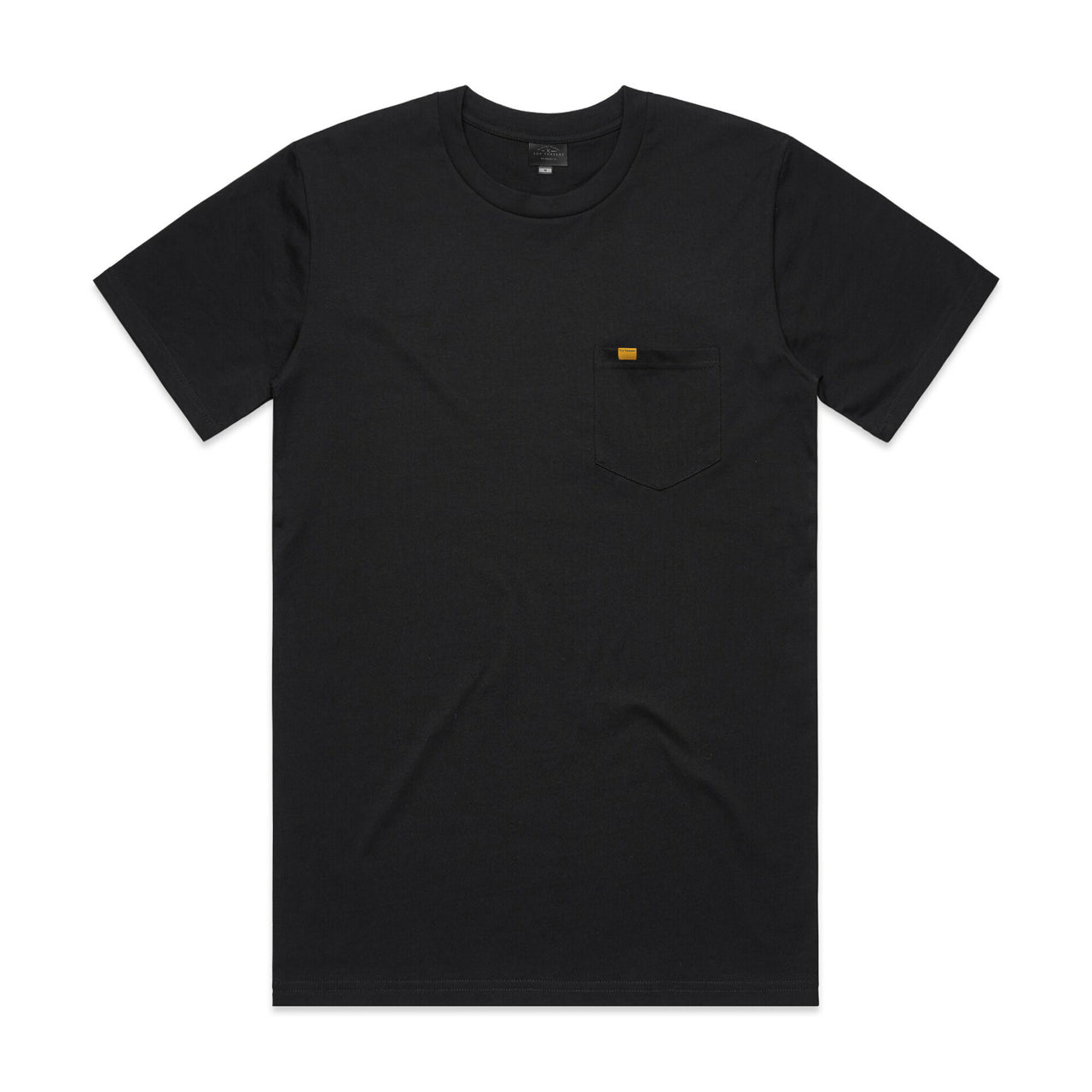 Pocket Tee V2 - Black/Yellow