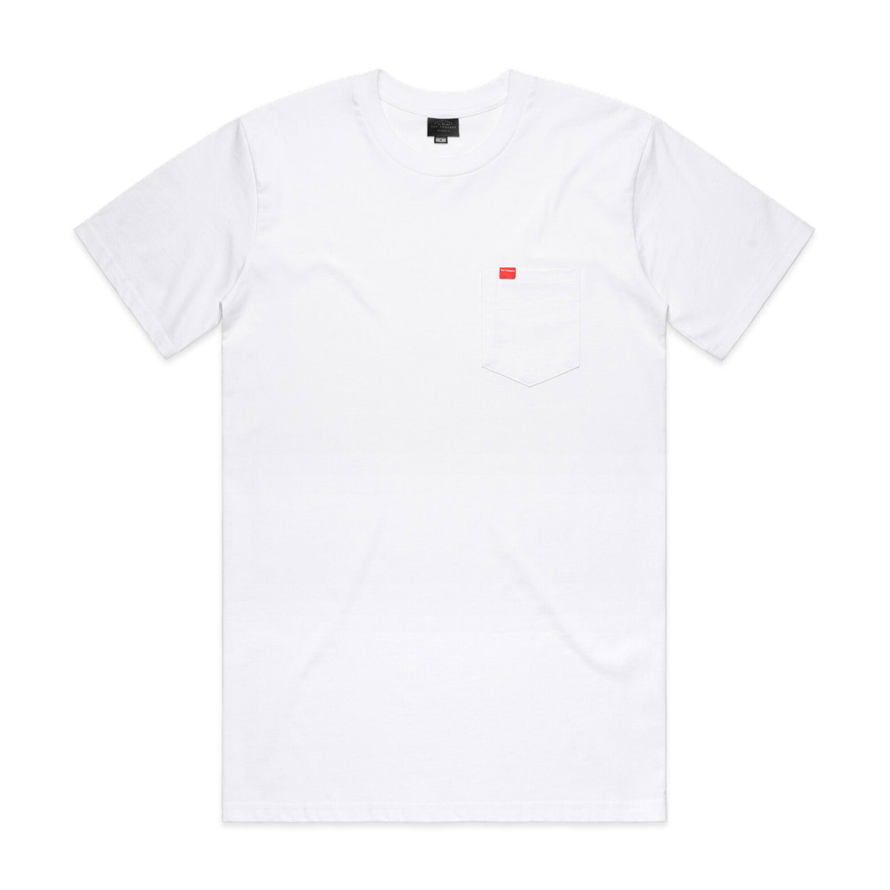Pocket Tee V2 - White/Red