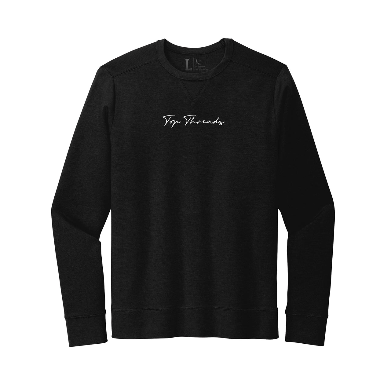 Signature French Terry Crew - Black