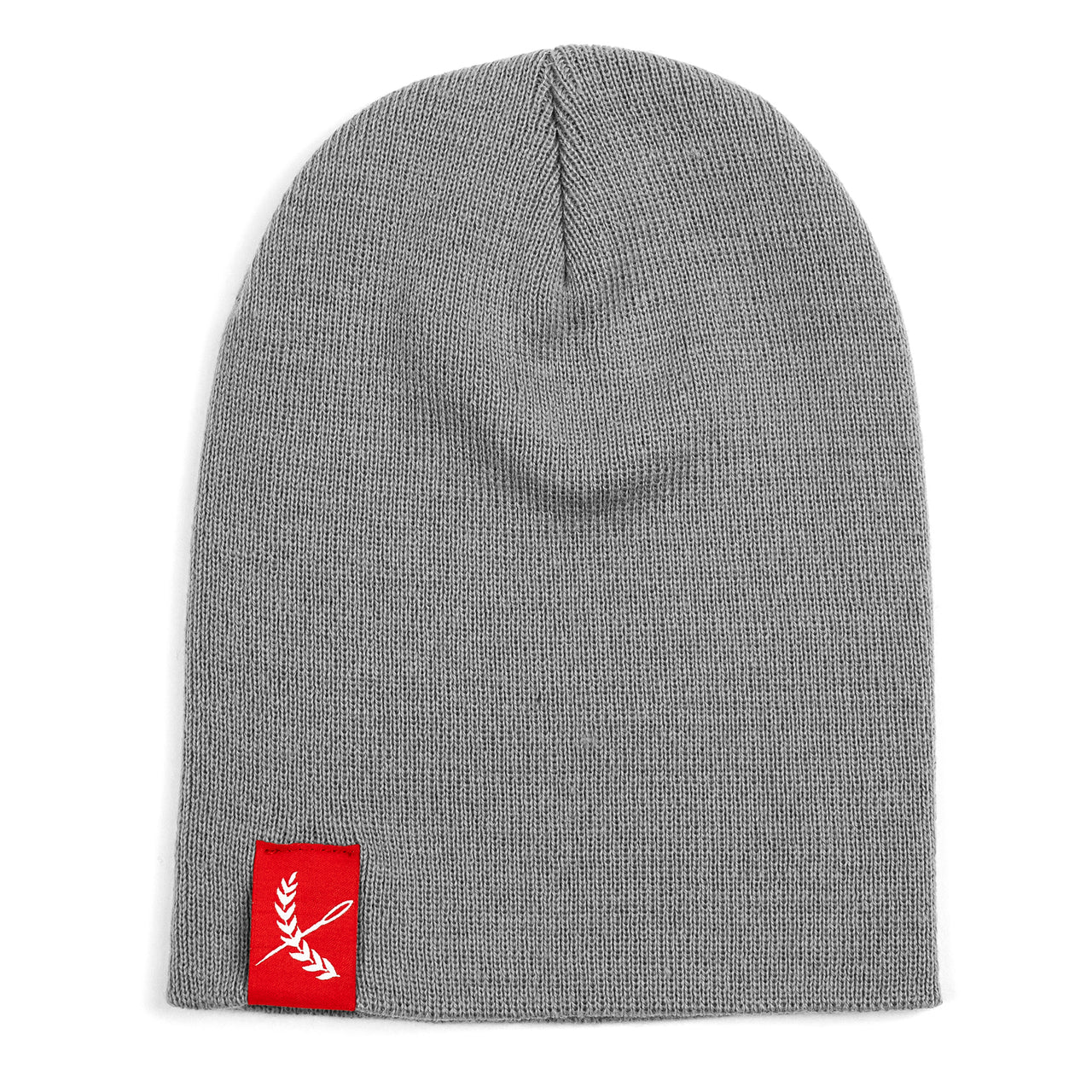 Imperial skullcap beanie grey red