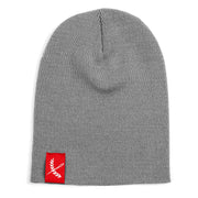 Imperial skullcap beanie grey red