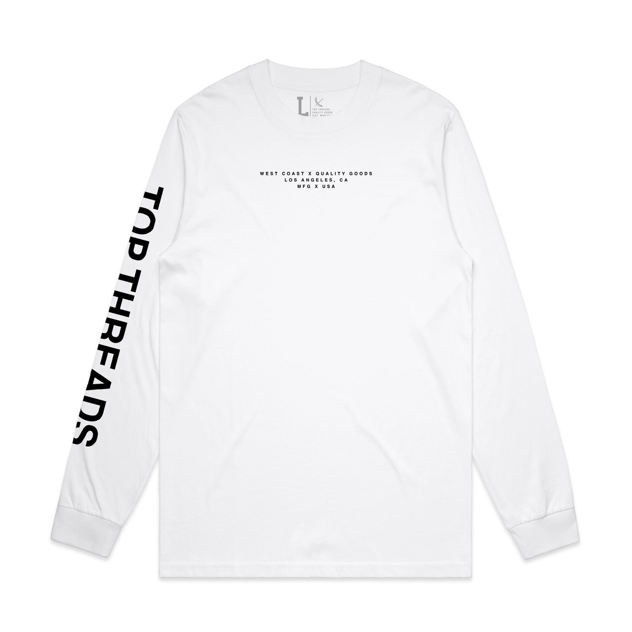 Statement Long Sleeve Tee - White