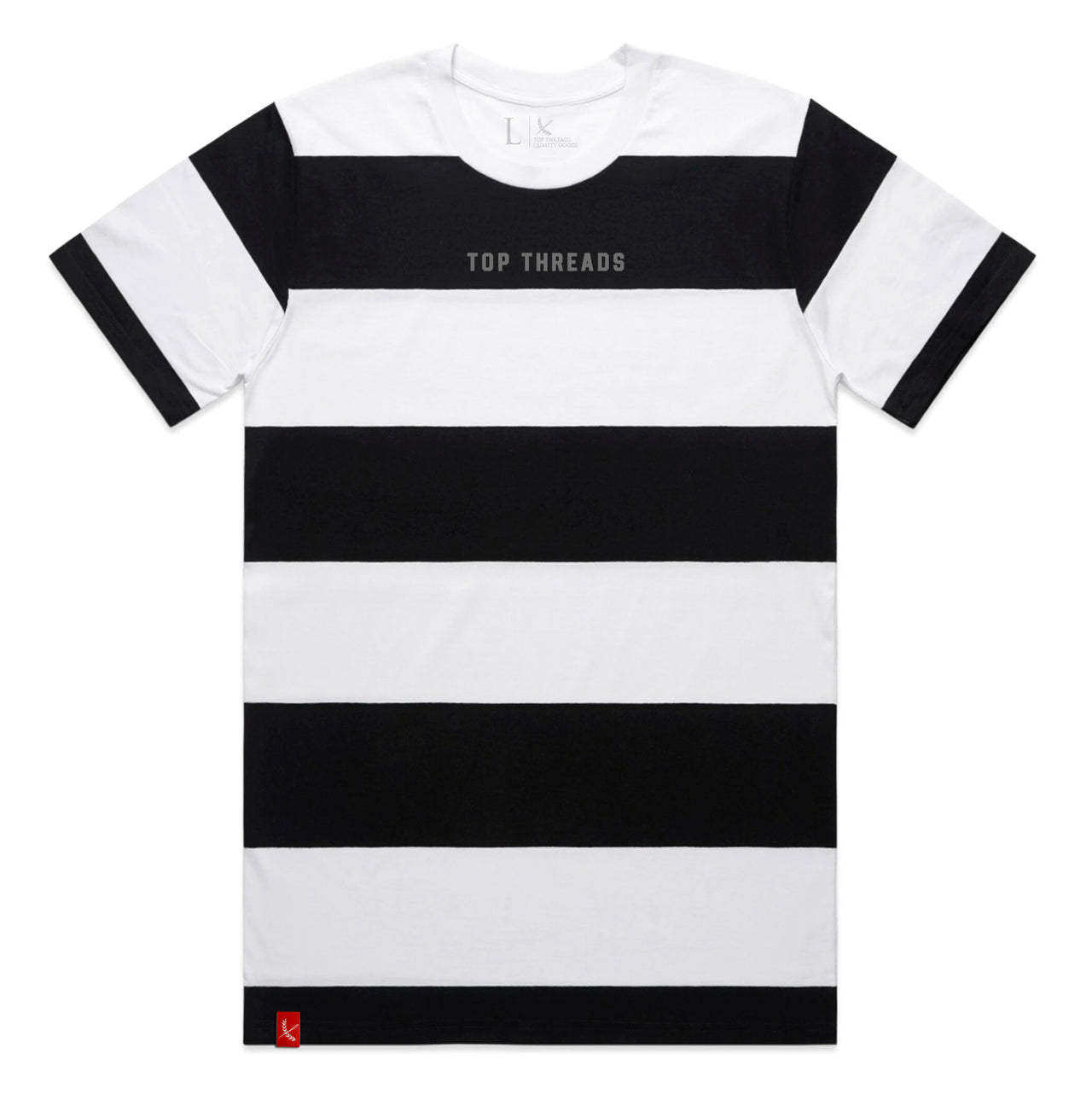 Top Threads Bar Tee - Black / White