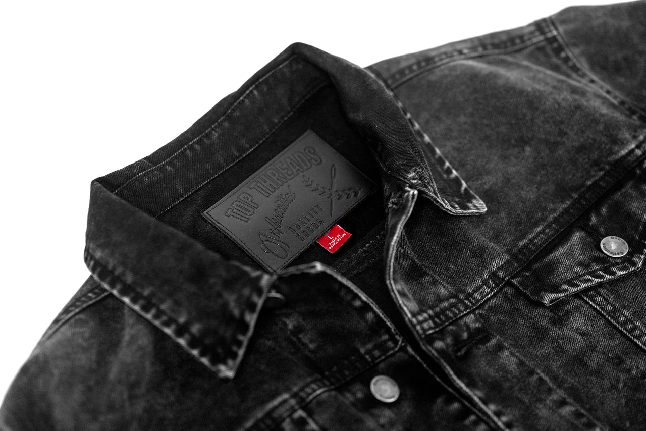 Vintage Jean Jacket - Black
