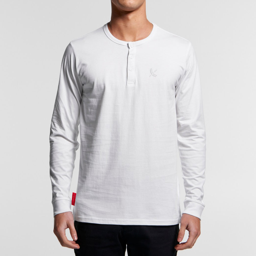 Imperial Henley L/S - White