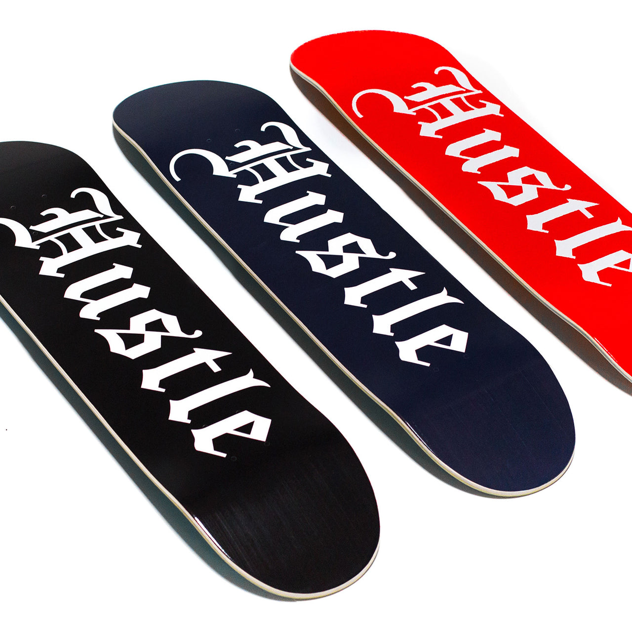 Hustle Skate Deck - Navy