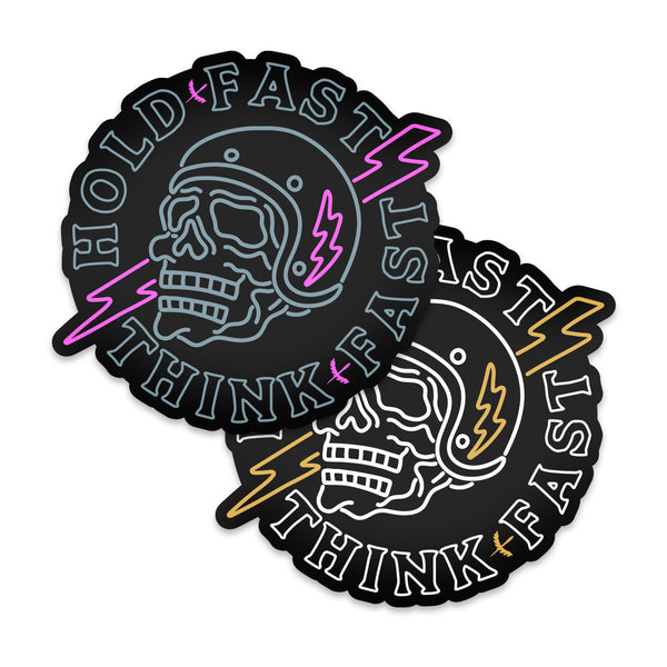 Hold Fast Think Fast Sticker Bundle - topthreads