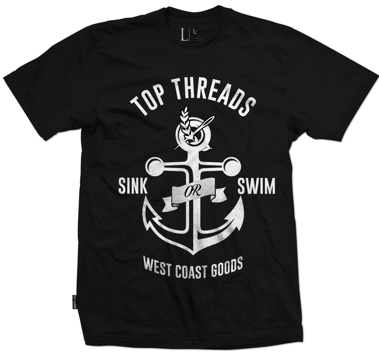 Sink Or Swim Tee - Black
