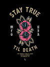 Stay True Poster - Black / Tan