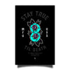 Stay True Sticker - Black / Teal