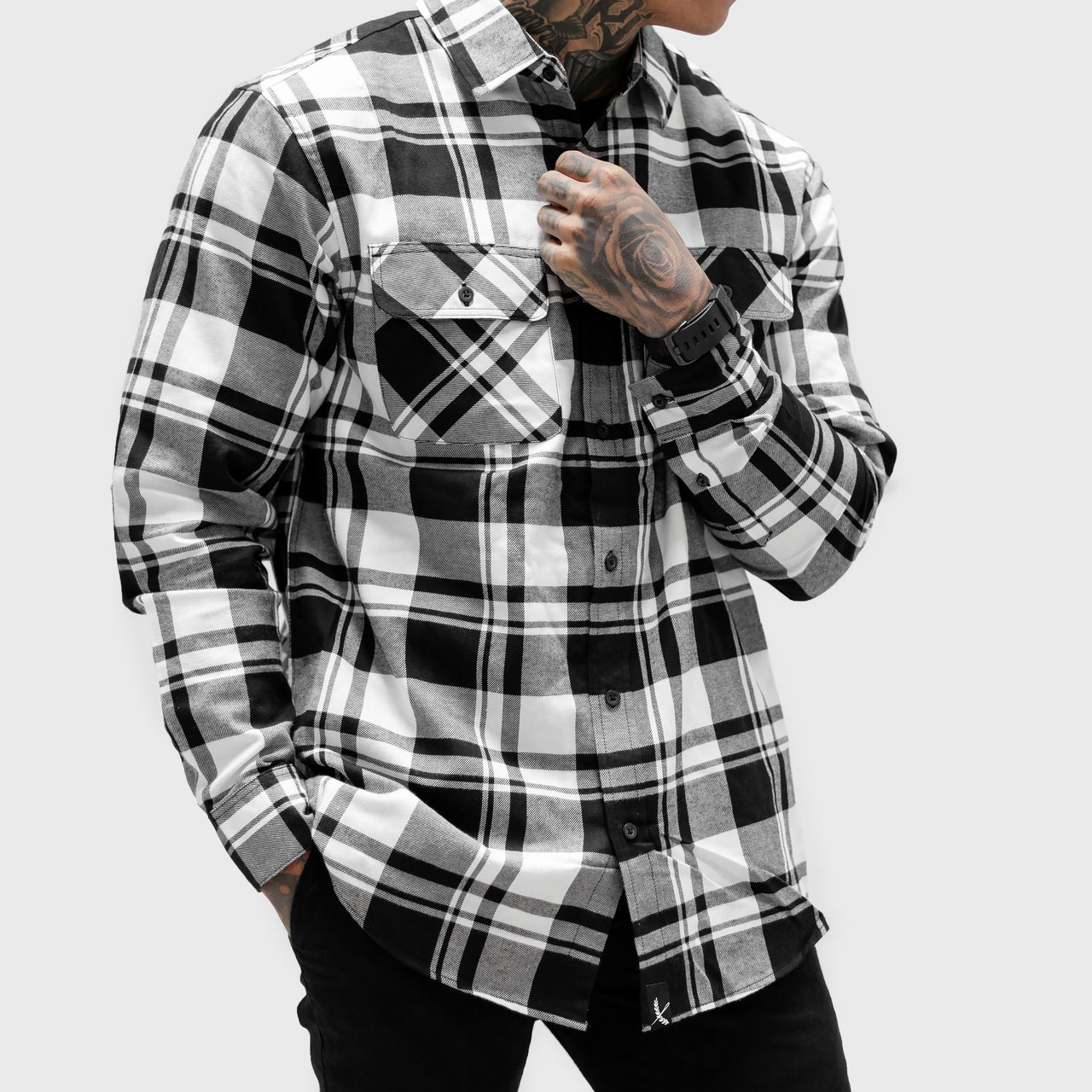 Imperial Flannel - Black / White
