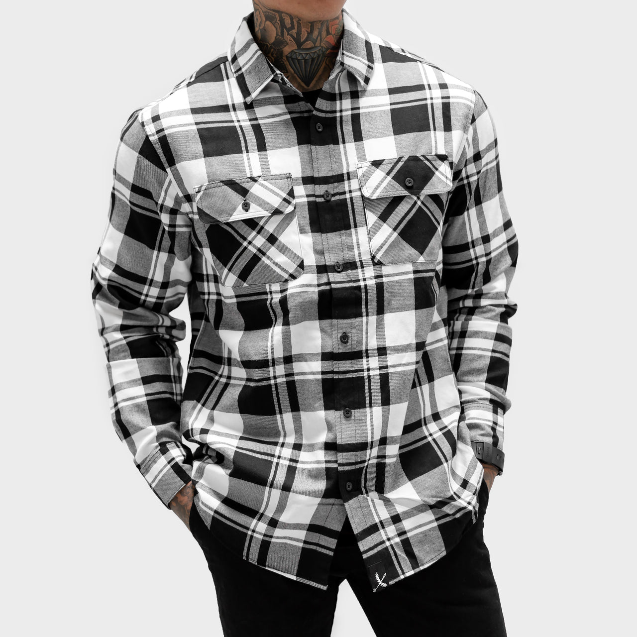 Imperial Flannel - Black / White